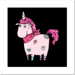 Cute Unicorn 2 Posters and Art